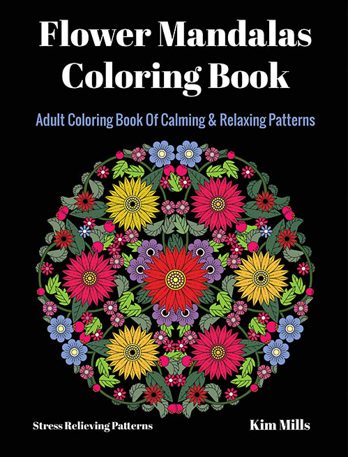 Flower Mandalas Adult Coloring Book Homestead Acres